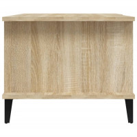 Produktbild för Soffbord sonoma-ek 90x50x40 cm konstruerat trä