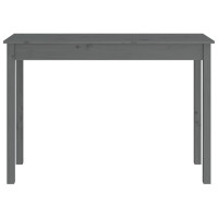 Miniatyr av produktbild för Konsolbord grå 110x40x75 cm massiv furu