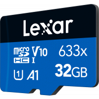 Miniatyr av produktbild för Lexar 633X microSDHC/SDXC no adapter (V10) R100 32GB