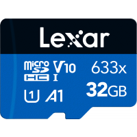Miniatyr av produktbild för Lexar 633X microSDHC/SDXC no adapter (V10) R100 32GB