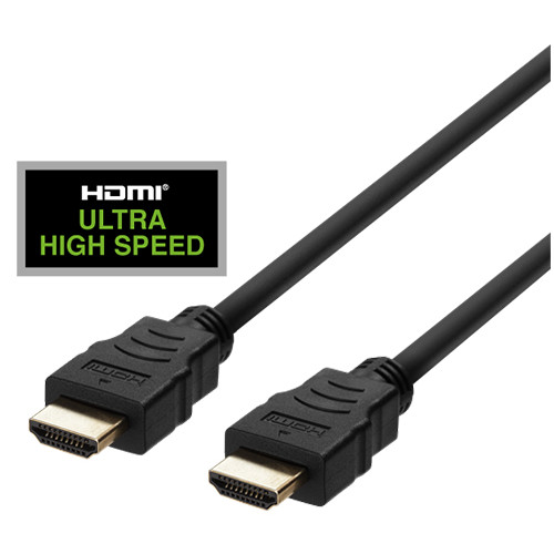 Deltaco Deltaco HU-20 HDMI-kabel 2 m HDMI Typ A (standard) Svart