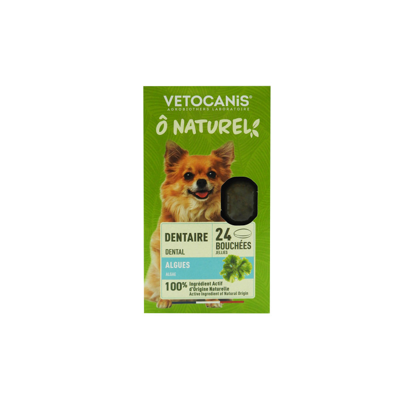 Produktbild för Tuggtabletter Green algae Vetocanis 24 tabl