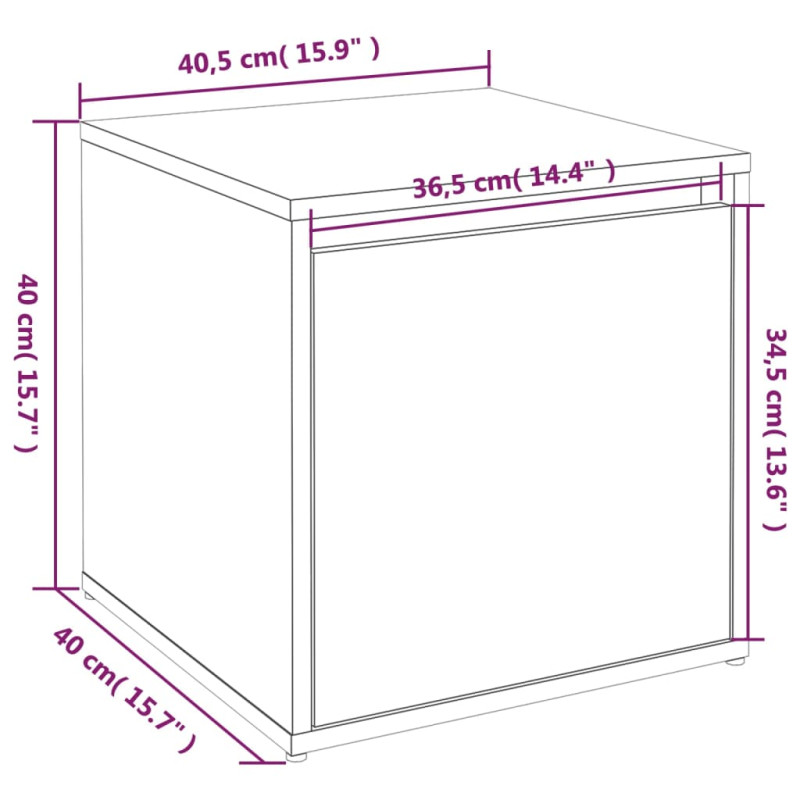 Produktbild för Hallmöbler set betonggrå konstruerat trä