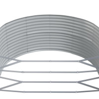 Miniatyr av produktbild för Odlingslåda grå 212x140x68 cm pulverlackerat stål