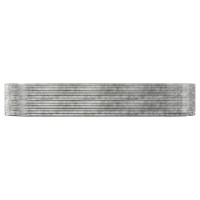 Miniatyr av produktbild för Odlingslåda silver 367x140x68 cm pulverlackerat stål