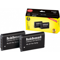 Miniatyr av produktbild för Hähnel Battery Sony HL-X1 / NP-BX1 Twin Pack