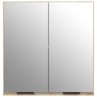 Miniatyr av produktbild för Spegelskåp sonoma-ek 64x20x67 cm