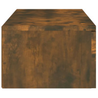 Produktbild för Väggskåp rökfärgad ek 102x30x20 cm konstruerat trä