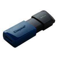 Miniatyr av produktbild för Kingston Technology DataTraveler Exodia M USB-sticka 64 GB USB Type-A 3.2 Gen 1 (3.1 Gen 1) Svart, Blå