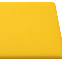 Miniatyr av produktbild för Väggpaneler 12 st gul 90x15 cm sammet 1,62 m²