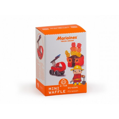 Marioinex Marioinex 902523 Mini Waffle Fireman, Size-Medium, Multi-Col...