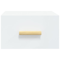 Produktbild för Väggmonterade sängbord 2 st vit 35x35x20 cm