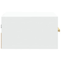 Produktbild för Väggmonterade sängbord 2 st vit 35x35x20 cm