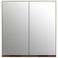 Miniatyr av produktbild för Spegelskåp brun ek 64x20x67 cm
