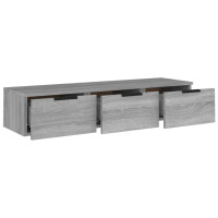 Produktbild för Väggskåp grå sonoma 102x30x20 cm konstruerat trä