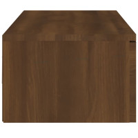 Miniatyr av produktbild för Väggskåp brun ek 102x30x20 cm konstruerat trä