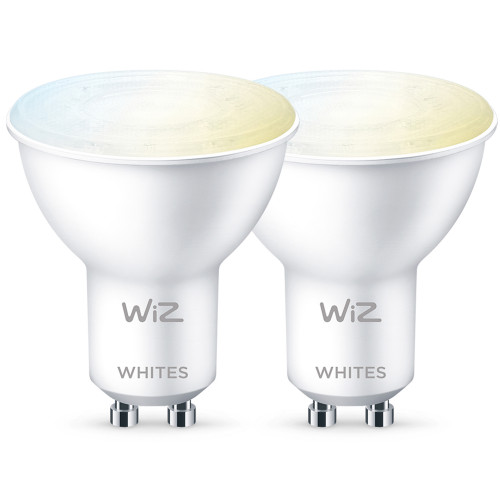 WiZ WiFi Smart LED GU10 50W Varm-kallvit 2-pack