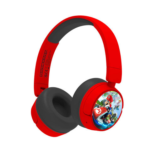 SUPERMARIO MARIO Headphone On-Ear Junior Wireless 85dB/95dB Sharing Aux