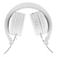 Miniatyr av produktbild för Streetz HL-BT403 hörlur och headset Kabel & Trådlös Huvudband Musik Bluetooth Vit