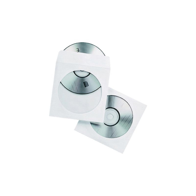 Produktbild för CD/DVD-ficka LYRECO med fönster 50/fp