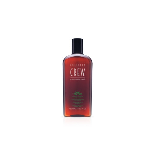 American Crew American Crew Tea Tree 3-IN-1 450 ml- shampoo, Balsam, og Bo...