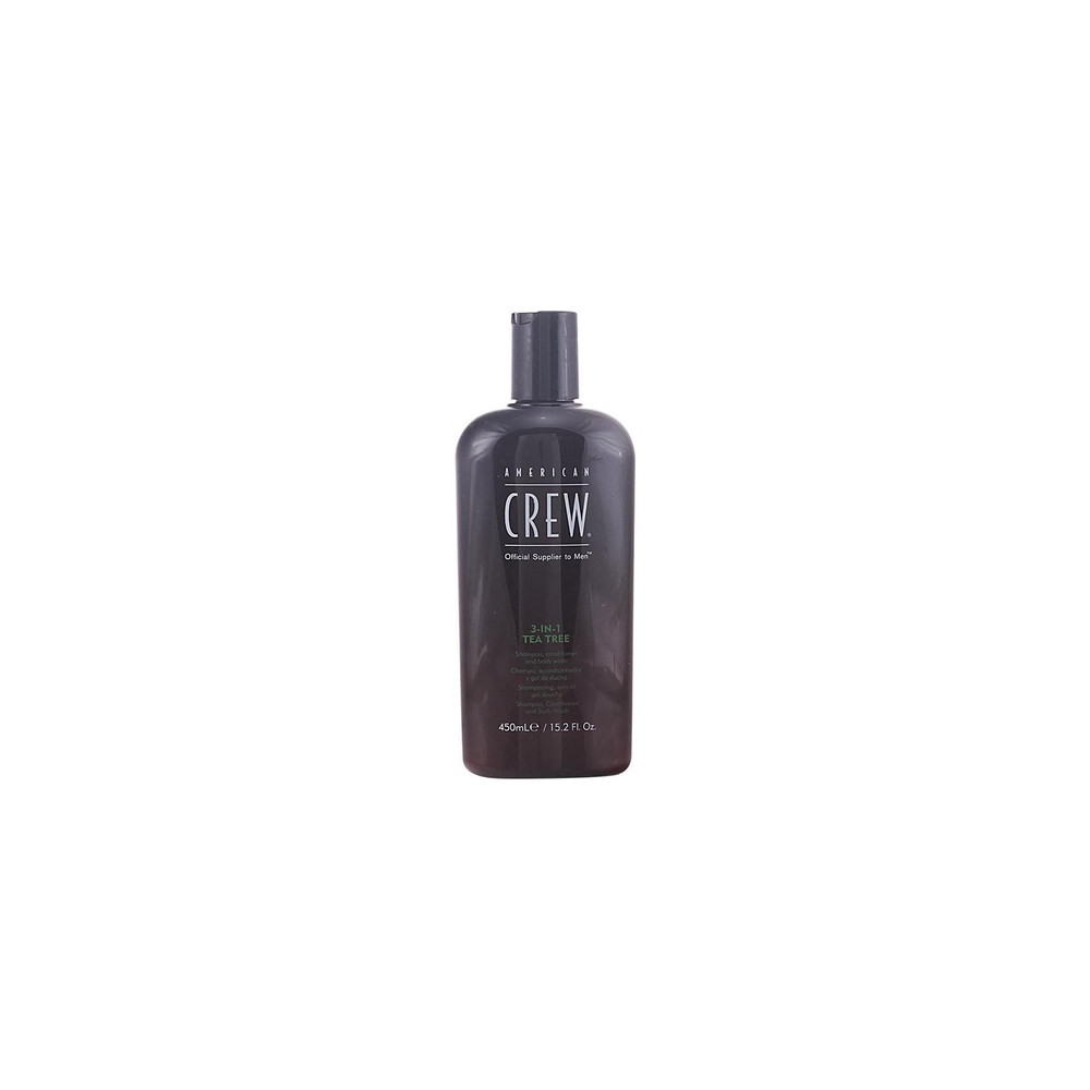 Produktbild för American Crew Tea Tree 3-IN-1 450 ml- shampoo, Balsam, og Bo...