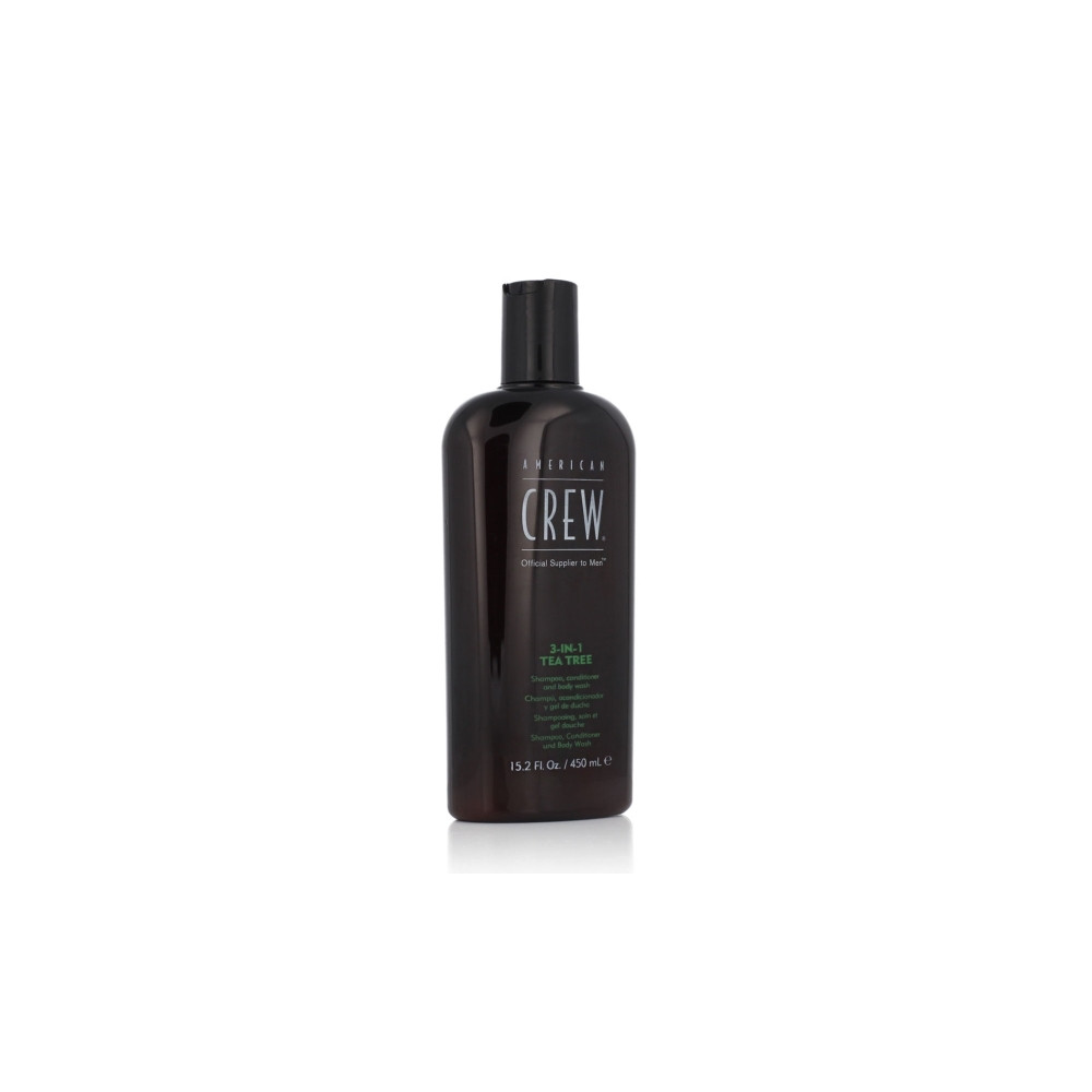 Produktbild för American Crew Tea Tree 3-IN-1 450 ml- shampoo, Balsam, og Bo...