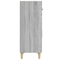 Miniatyr av produktbild för Byrå grå sonoma 69,5x34x89 cm konstruerat trä