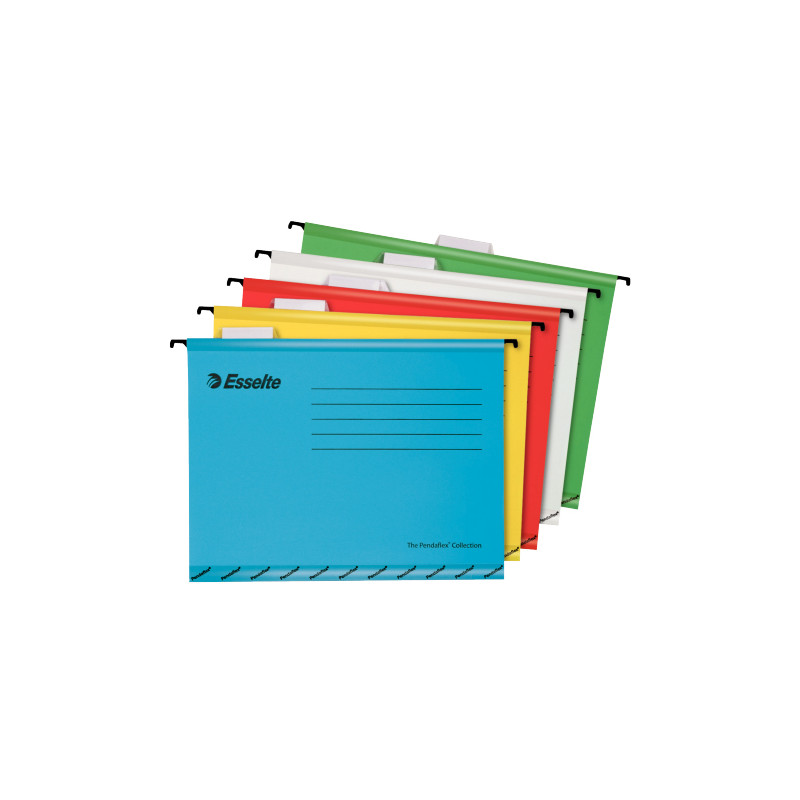 Produktbild för Esselte Pendaflex hängmapp A4 Kartong Multifärg 10 styck
