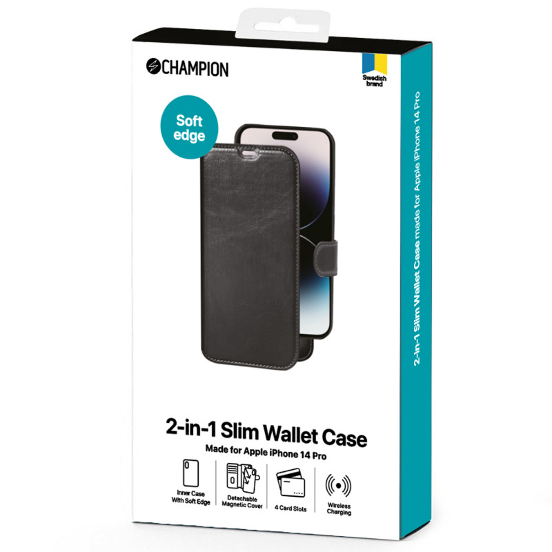 Produktbild för 2-in-1 Slim wallet iPhone 14 Pro