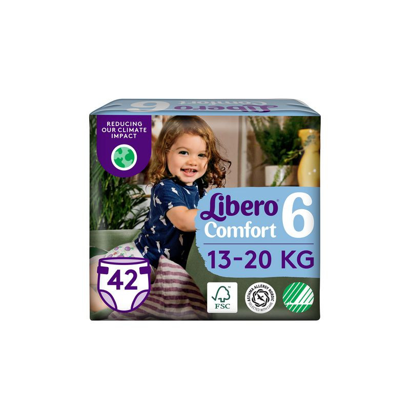 Produktbild för Blöja LIBERO Comfort S6 13-20kg 42/fp