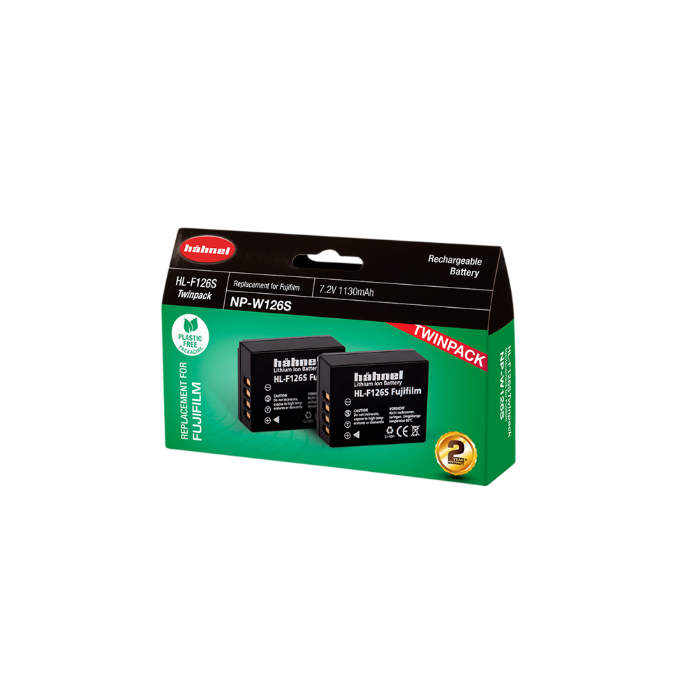 Produktbild för Hähnel Battery Fujifilm HL-F126s / NP-W126S Twin Pack