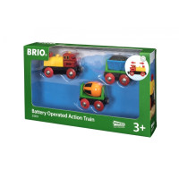 Produktbild för BRIO - Batteridrivet actiontåg