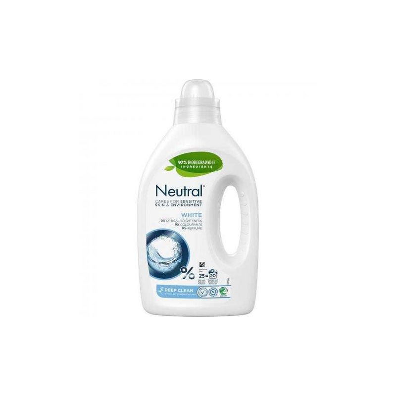 Produktbild för Tvättmedel NEUTRAL flytande White 1l