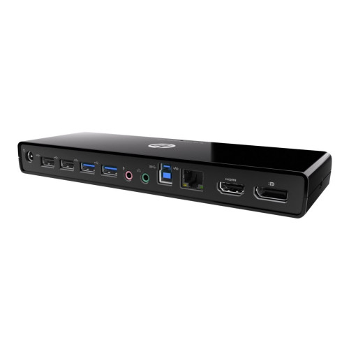 HP HP 3005pr USB3 Port Replicator Kabel USB 3.2 Gen 1 (3.1 Gen 1) Type-A Svart