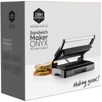 Miniatyr av produktbild för Smörgåsgrill Onyx Panini 1000 W  6889