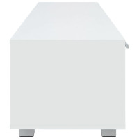 Miniatyr av produktbild för Tv-bänk vit 140x40x35 cm konstruerat trä