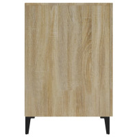 Produktbild för Skrivbord sonoma-ek 140x50x75 cm konstruerat trä