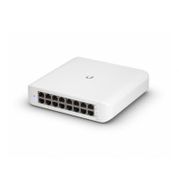 Produktbild för Ubiquiti Networks UniFi Switch Lite 16 PoE L2 Gigabit Ethernet (10/100/1000) Strömförsörjning via Ethernet (PoE) stöd Vit