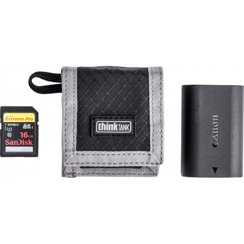 THINK TANK Think Tank CF/SD + Battery Wallet, Black/Grey