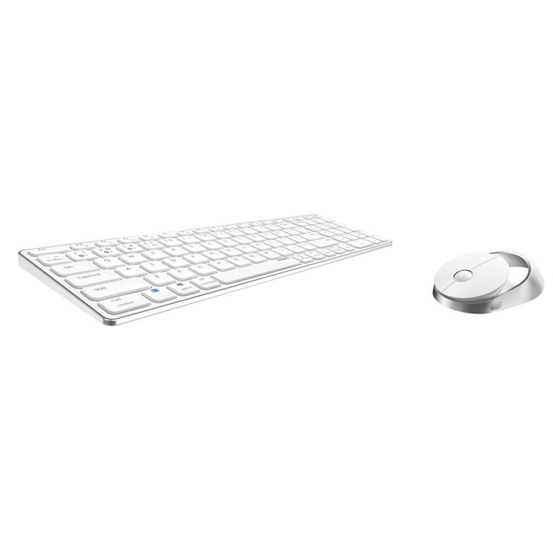 Produktbild för Keyboard/Mice Set 9750M Wireless Multi-Mode White
