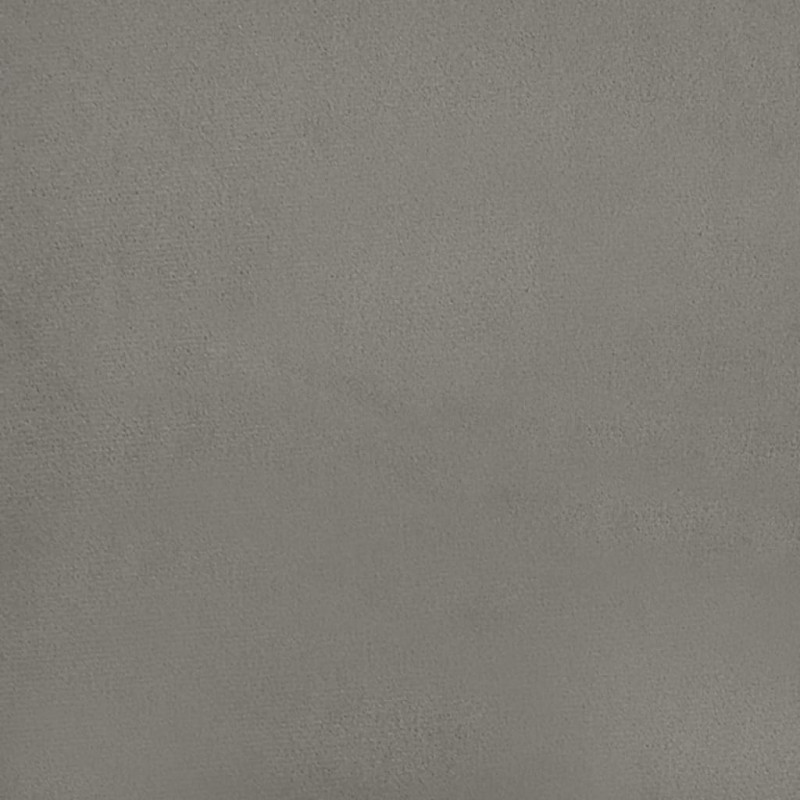 Produktbild för Ramsäng ljusgrå 120x200 cm sammet