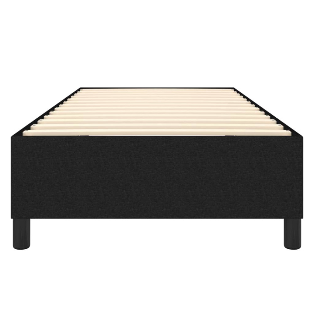 Produktbild för Boxspring-sängram svart 100x200 cm tyg