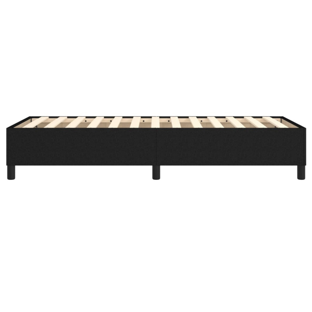 Produktbild för Boxspring-sängram svart 100x200 cm tyg