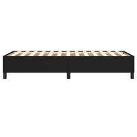 Produktbild för Boxspring-sängram svart 100x200 cm tyg