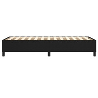 Produktbild för Boxspring-sängram svart 90x200 cm tyg