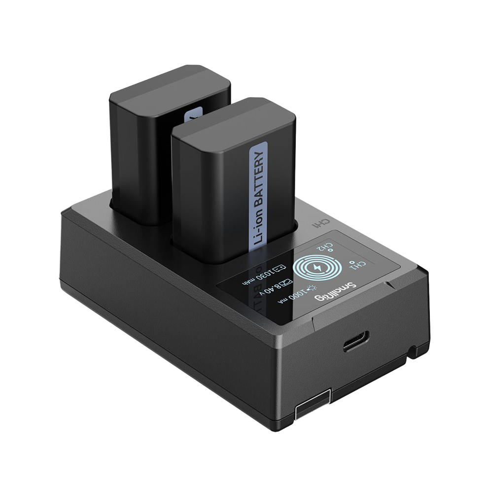 Produktbild för SmallRig 3818 NP-FW50 Battery & Charger Kit