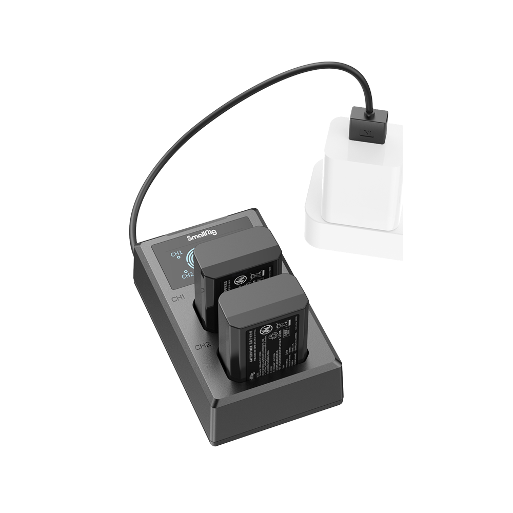 Produktbild för SmallRig 3818 NP-FW50 Battery & Charger Kit