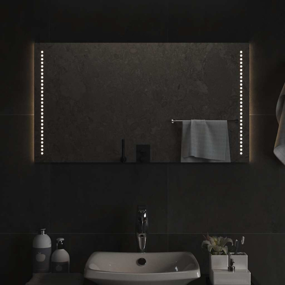 Produktbild för Badrumsspegel LED 90x50 cm