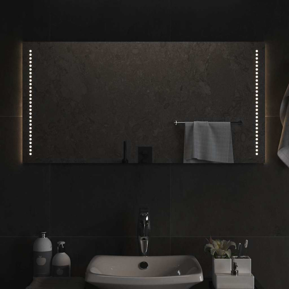 Produktbild för Badrumsspegel LED 100x50 cm